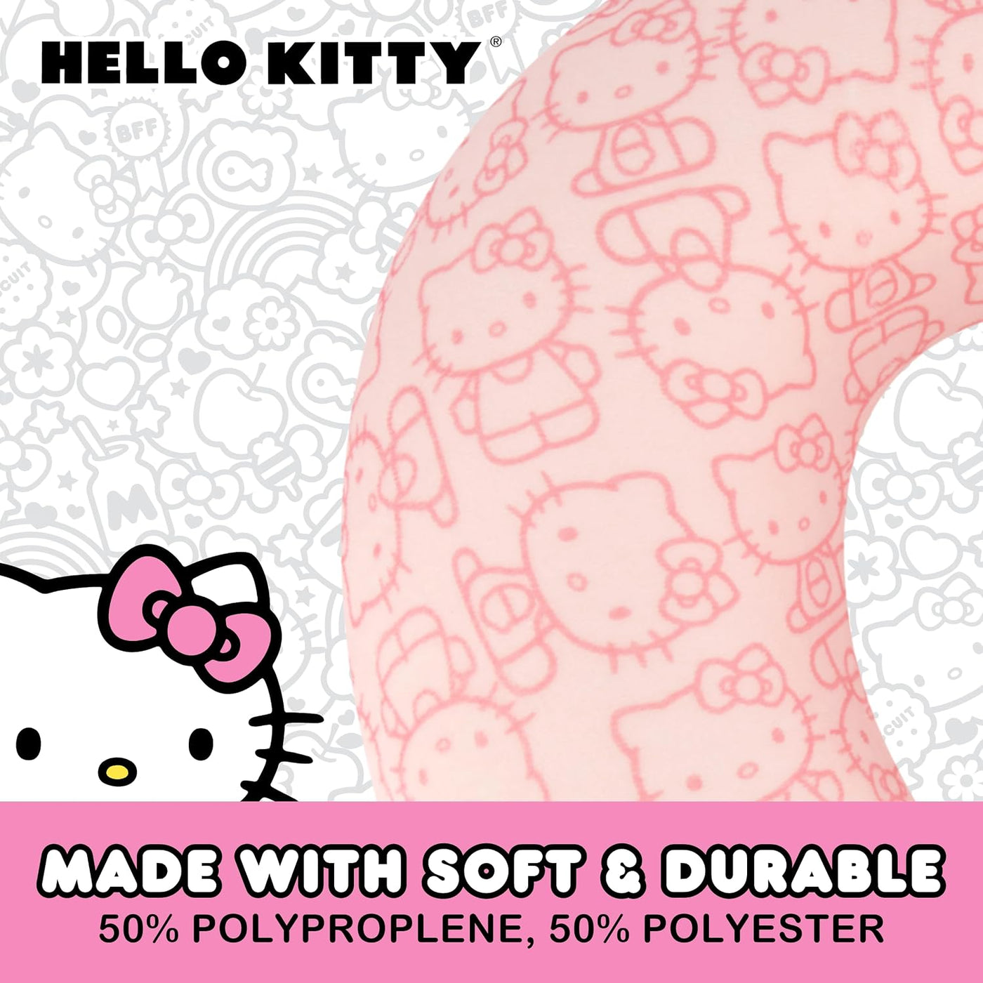 FUL Hello Kitty - Almohada para el cuello, color rosa | Accesorios...