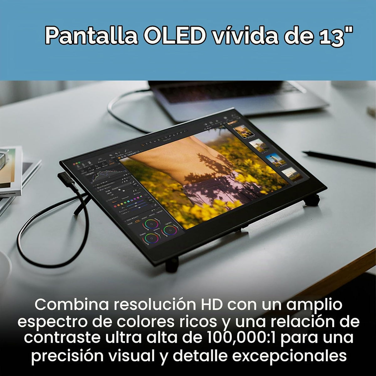 Wacom Movink - Tableta de dibujo con pantalla, pantalla táctil OLED...