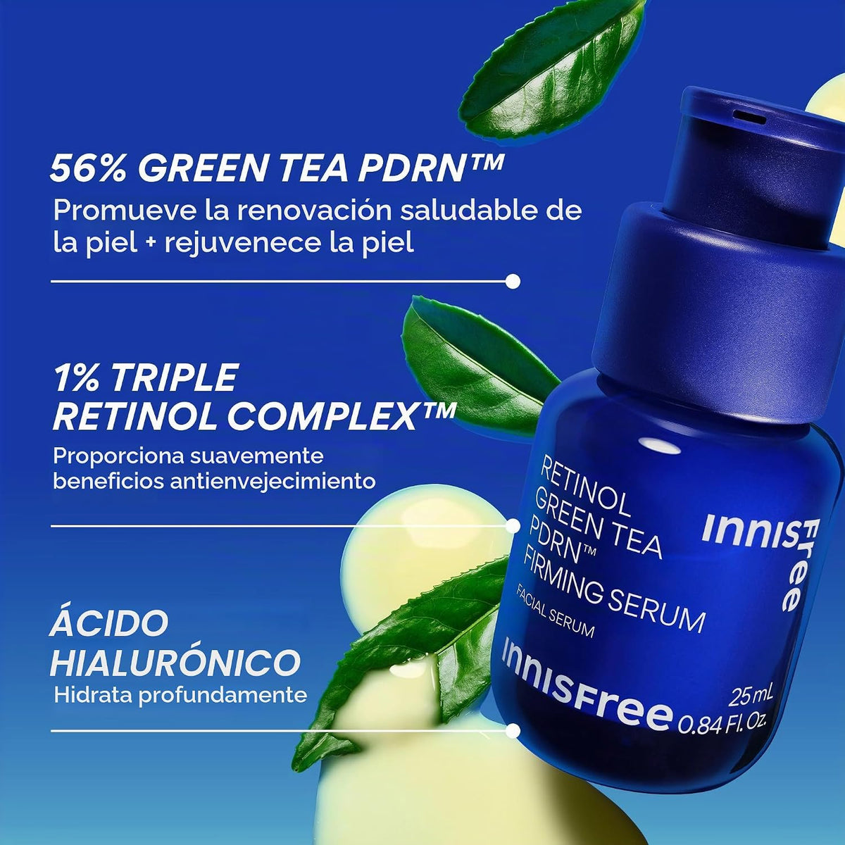 innisfree Suero PDRN de té verde | Cuidado de la piel coreano con r...