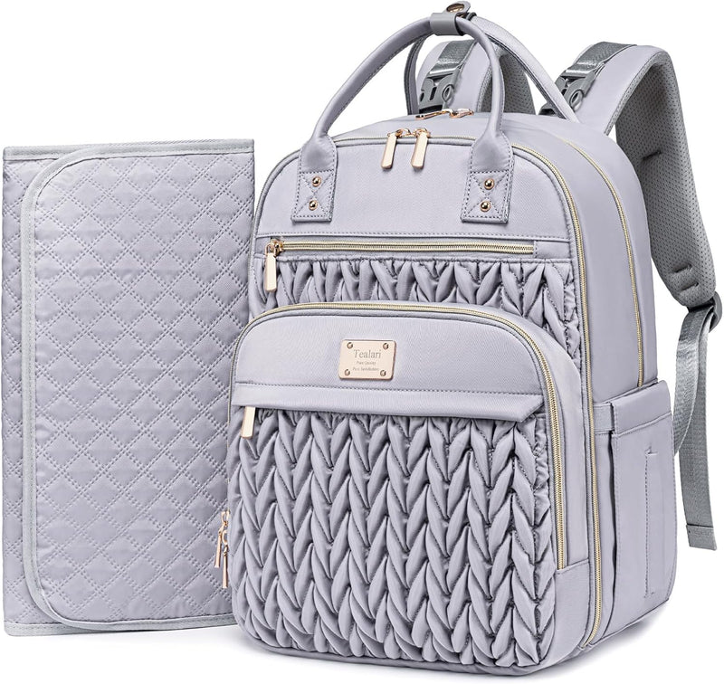 Tealari Mochila para pañales, elegante bolsa de pañales para bebé,...