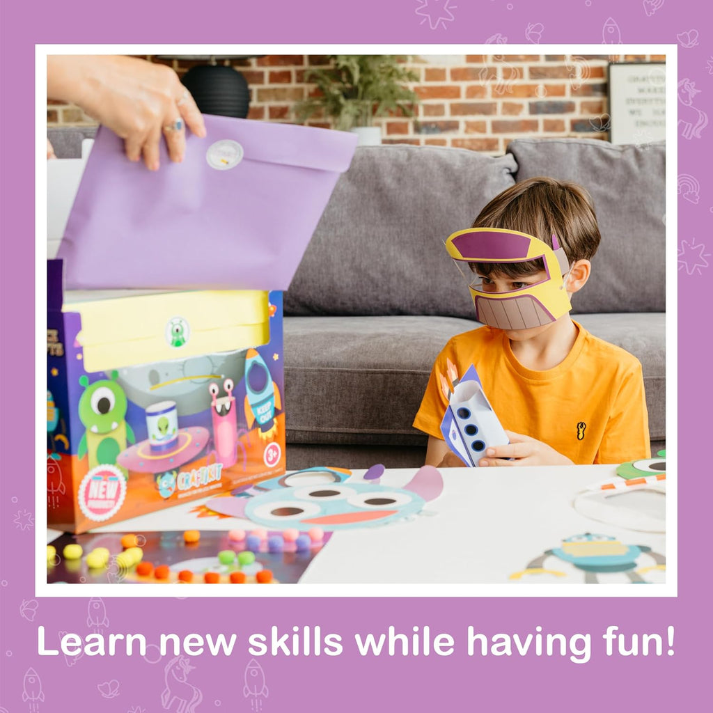 Craftikit® 20 artes y manualidades espaciales para niños: divertido...