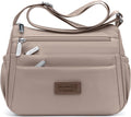 Bolsos cruzados de nailon para mujer, bolsos impermeables con múltiples bolsillos