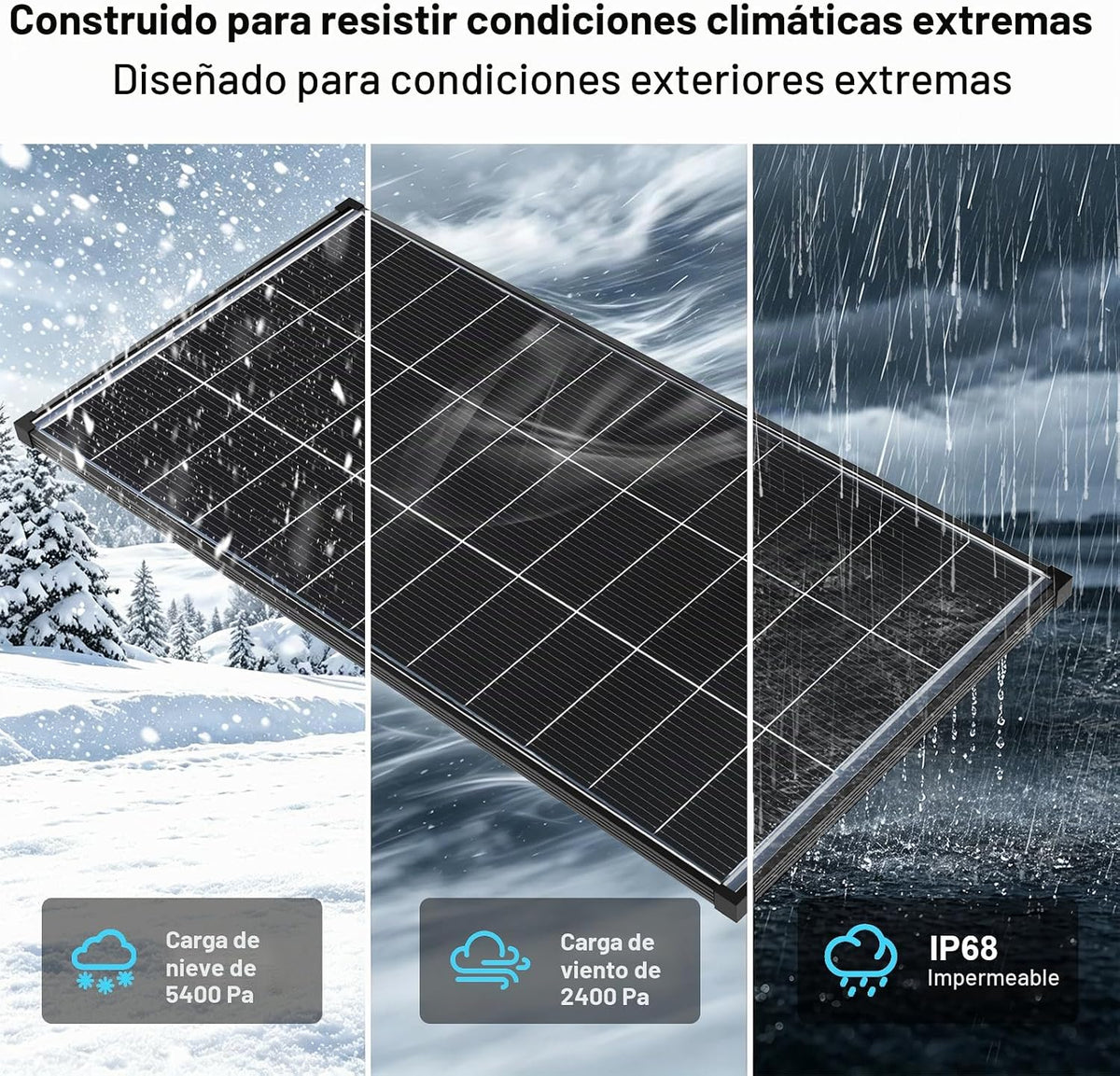 Panel solar de 400 vatios, 12V 2PCS paneles solares de 200 vatios,...