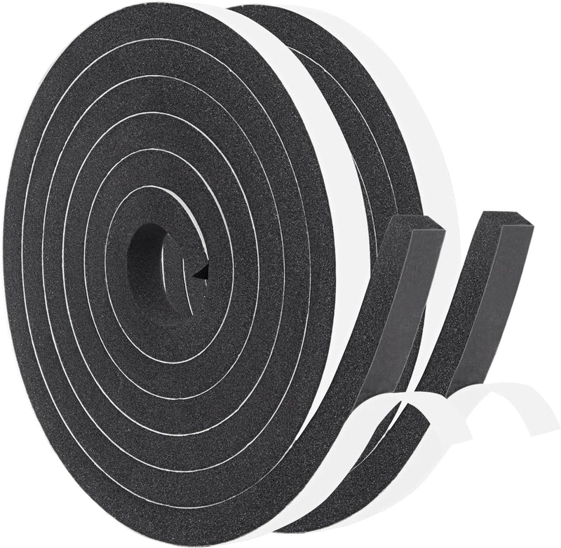 Yotache Cinta de Sellado de Espuma de 1\/2" x 3\/8", Burlet...