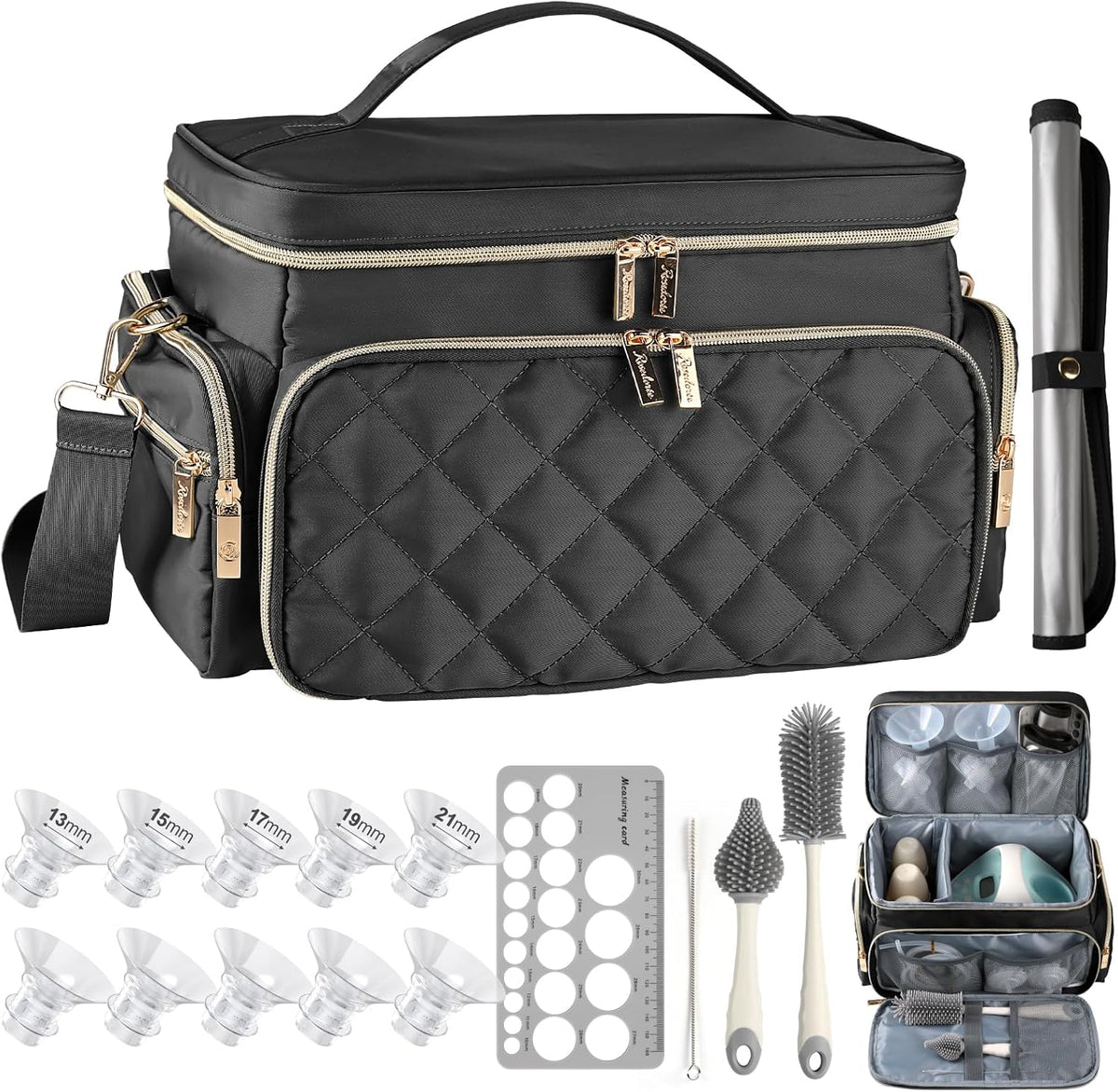Kit de bolsa de extractor de leche para Spectra S1\/S2, bolsa de bo...