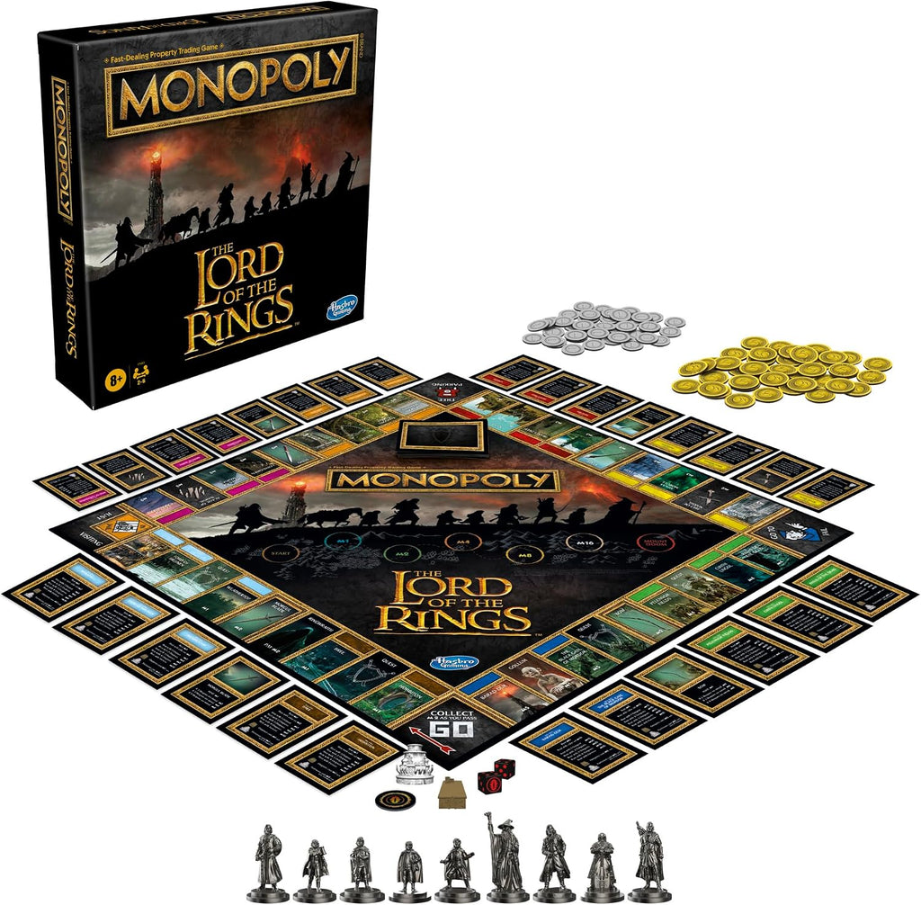 Juego de mesa Hasbro Gaming Monopoly: The Lord of The Rings Edition...