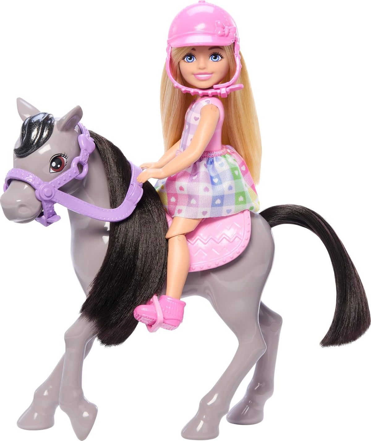 Barbie Club Chelsea - Juego temático de muñeca, caballo y equitació...