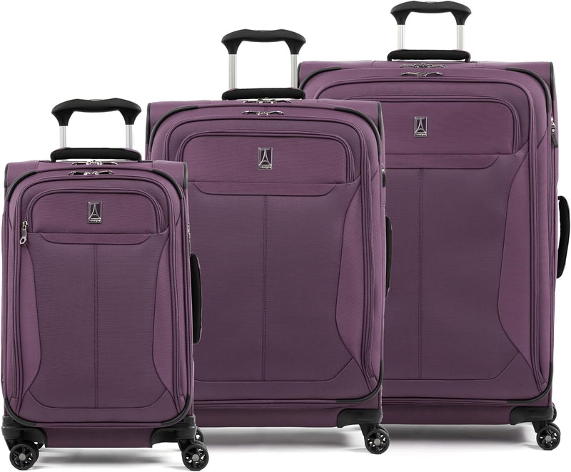 Travelpro Tourlite Softside - Juego de 3 piezas, equipaje expandibl...