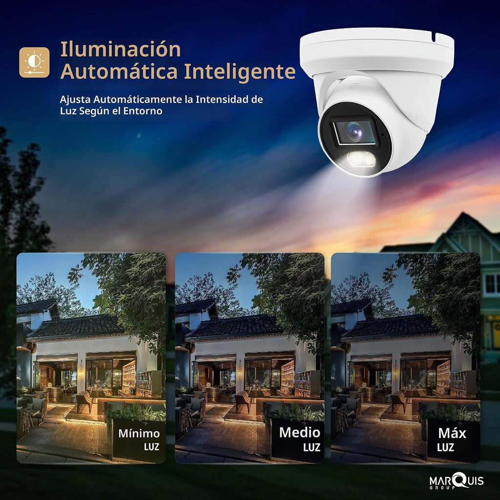 Marquis 5MP 24\/7 a todo color HD TVI\/CVI\/AHD\/CVI 4 en 1torreta...