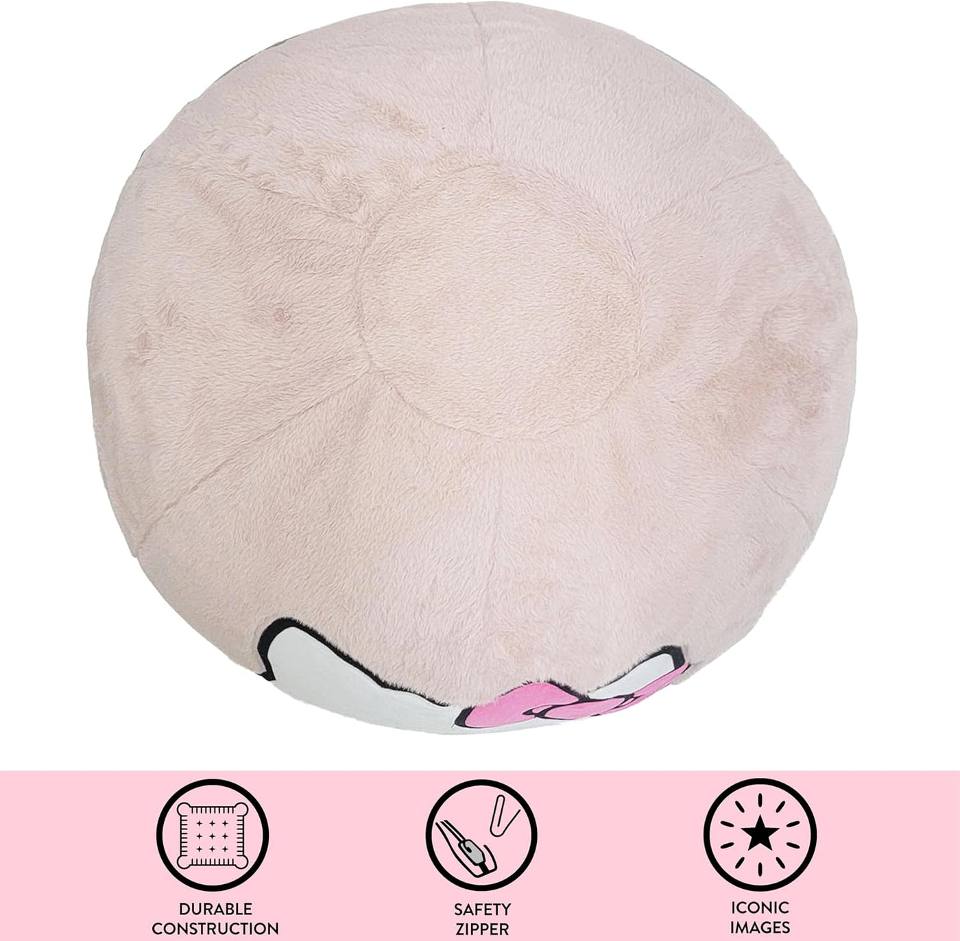 Idea Nuova Sanrio Hello Kitty - Puf redondo relleno de espuma de 24...