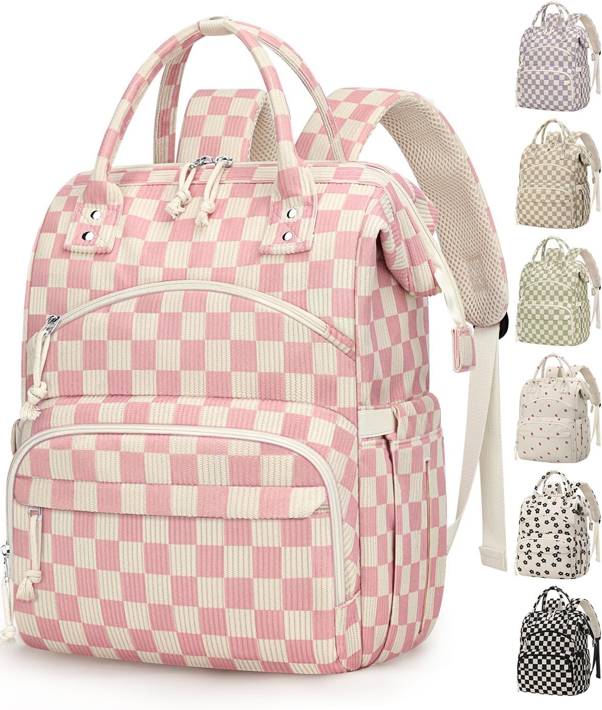 Pritent Mochila para pañales de gran capacidad para mamá, bolsa de...