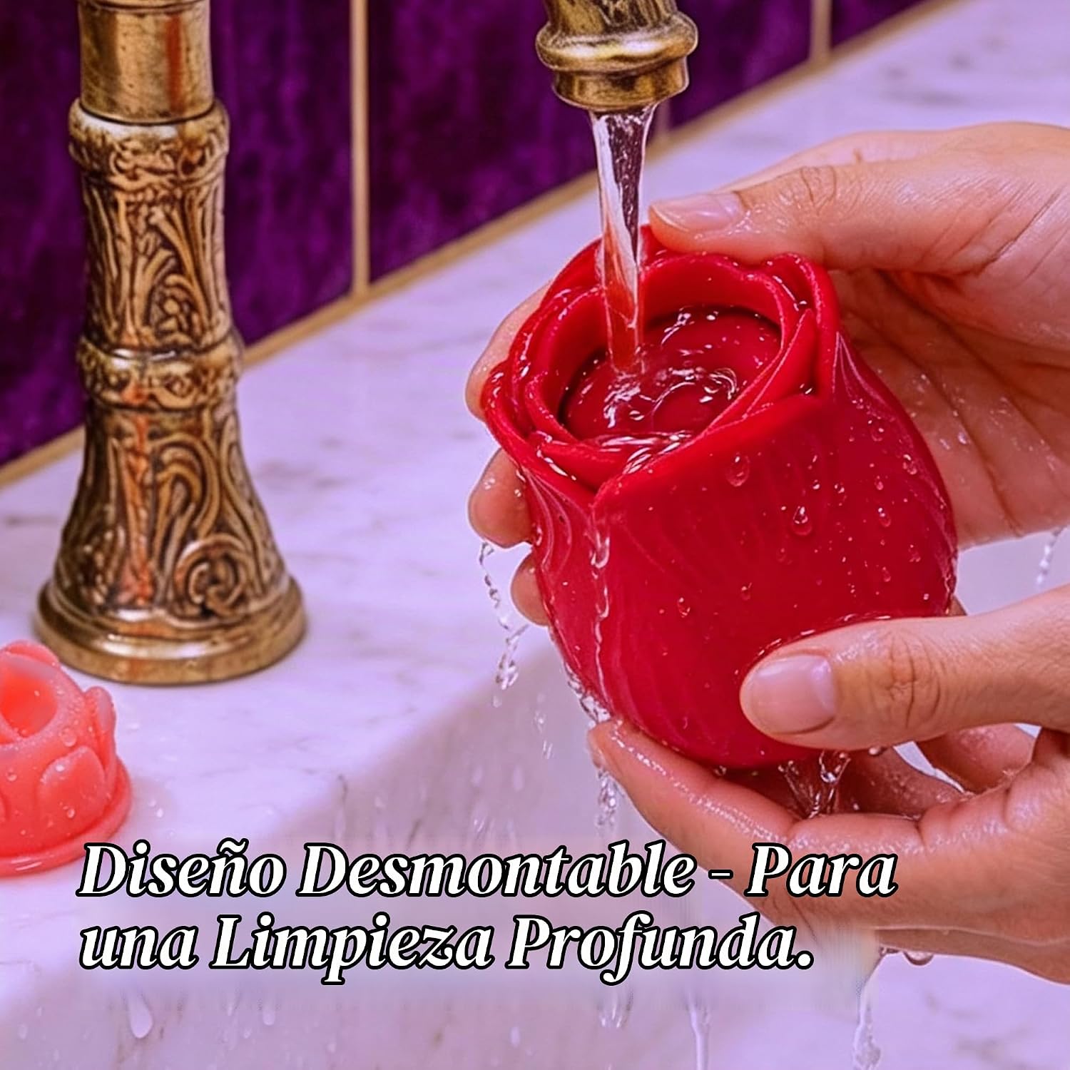 TUATIMAR Vibradores de juguete rosa para mujer, 10 modos de succión...