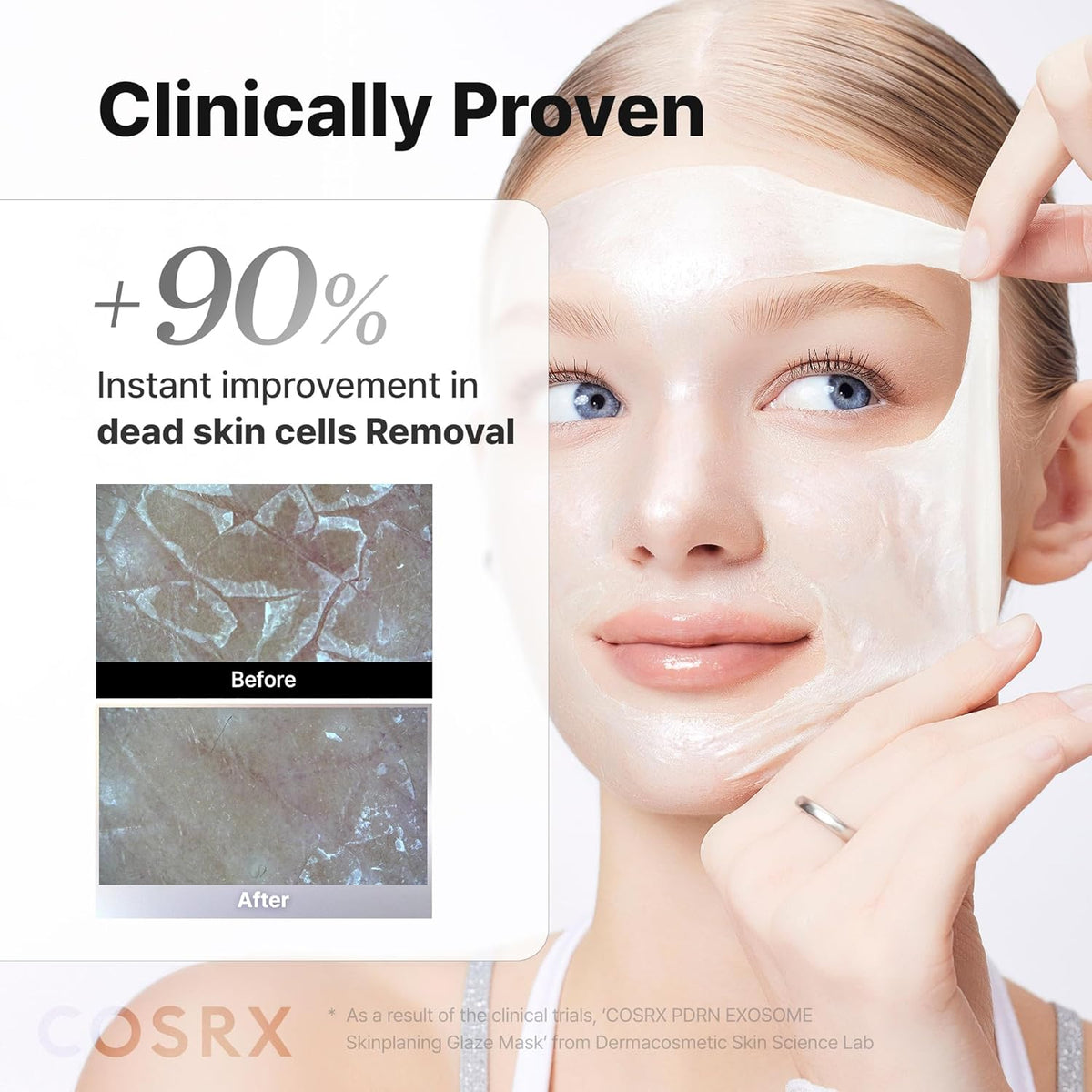 COSRX PDRN Máscara facial de exosoma durante la noche, brillo de pi...