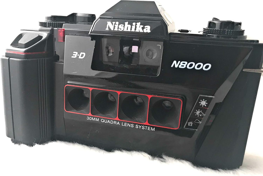 Nishika Sistema de lente Quadra de cámara 3-D N8000 de 1.378 in por...
