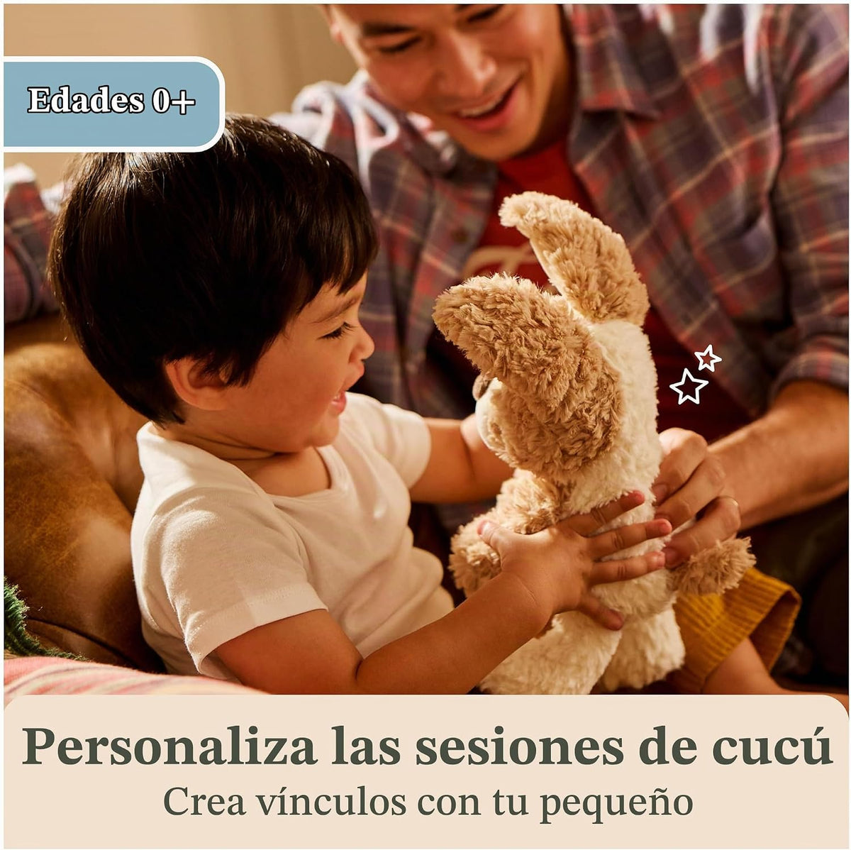 GUND Muñeco de peluche Baby Peek-a-Boo Peeki Puppy, animal de peluc...