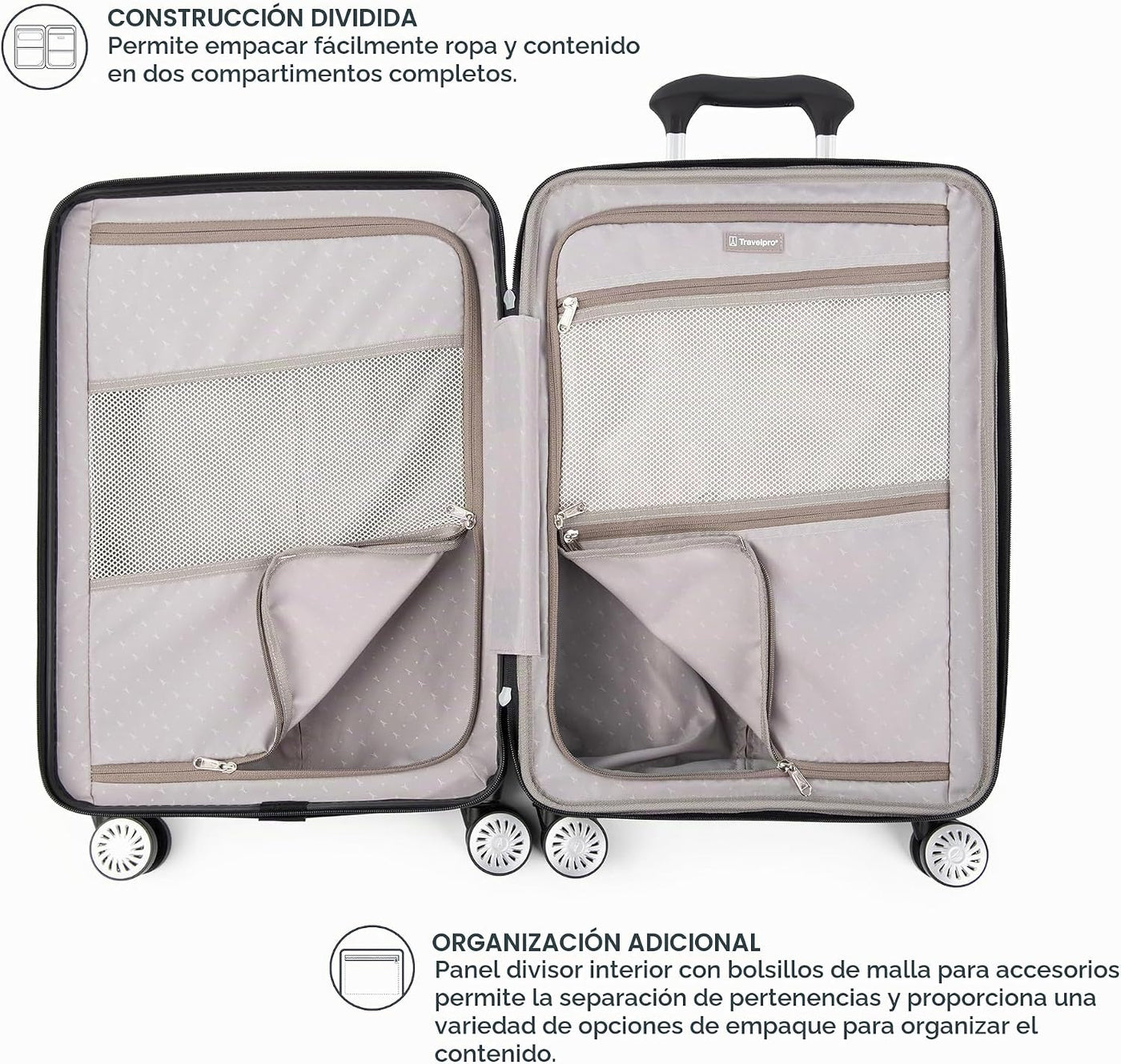 Travelpro Pathways 3 Maleta rígida expandible, 8 ruedas giratorias,...