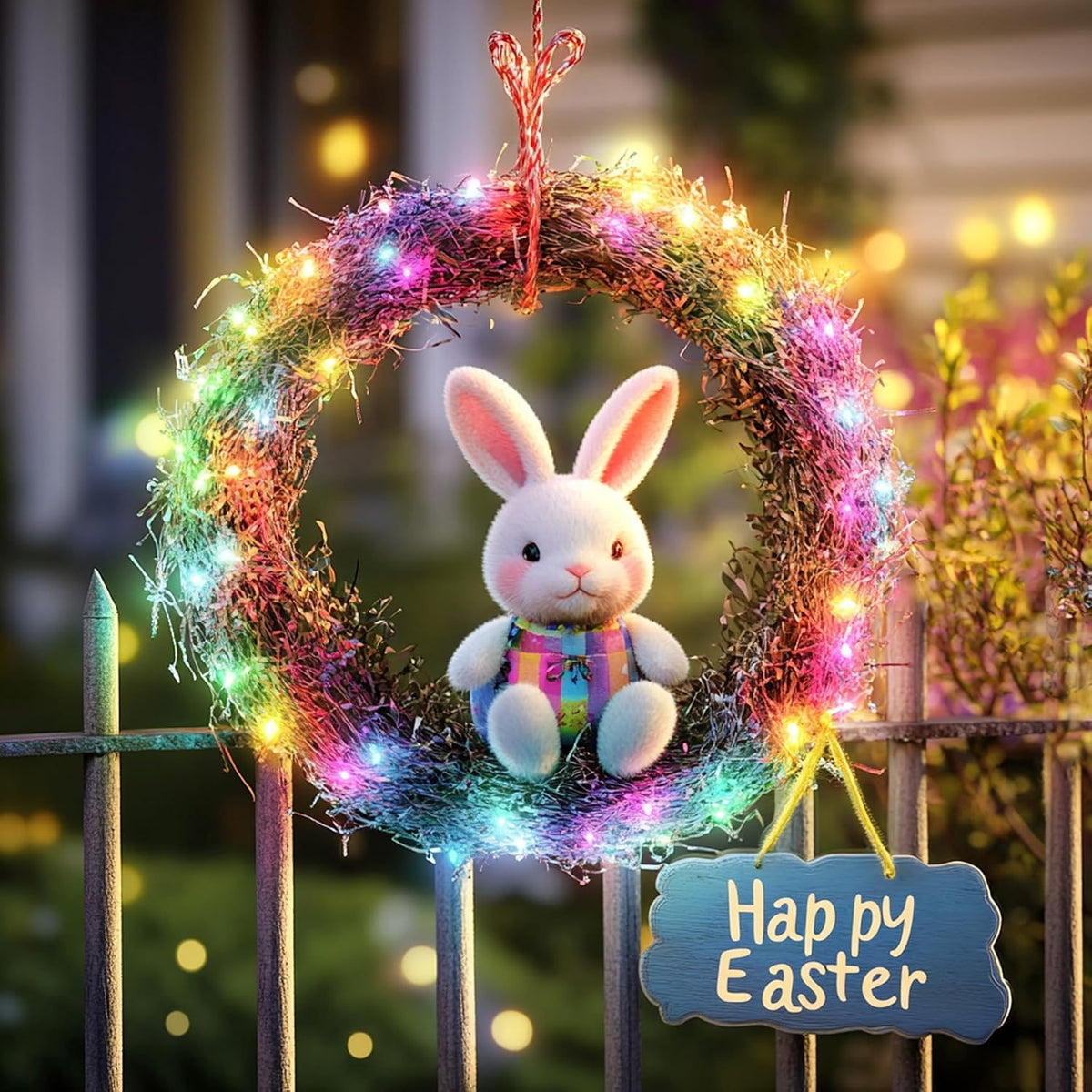 Dazzle Bright Guirnalda de 300 luces LED de Pascua, 100 pies, color...