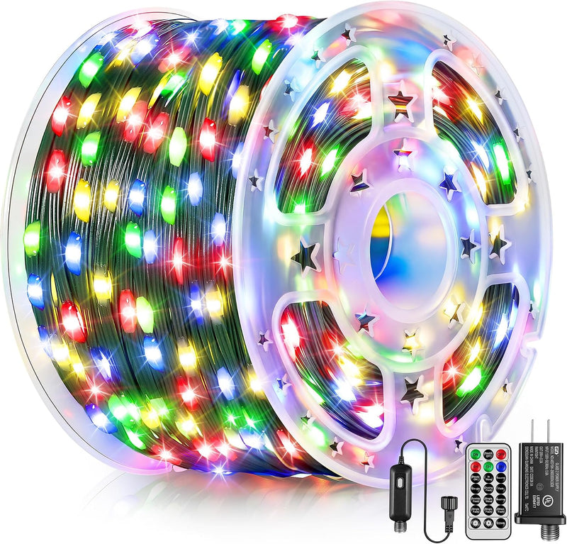 800 luces LED de Navidad de 263 pies IP67 impermeables, multicolor...