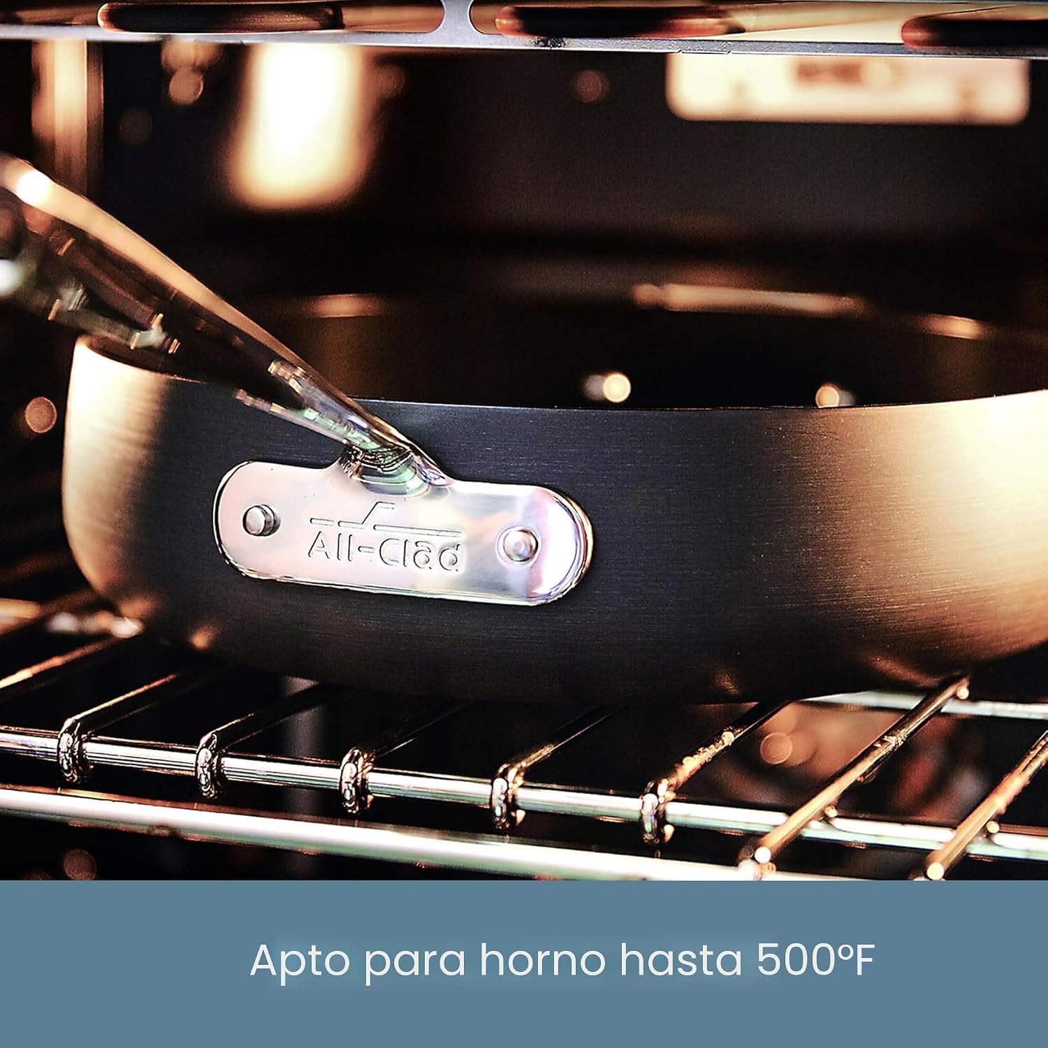 All-Clad HA1 - Juego de utensilios de cocina anodizados duros antia...
