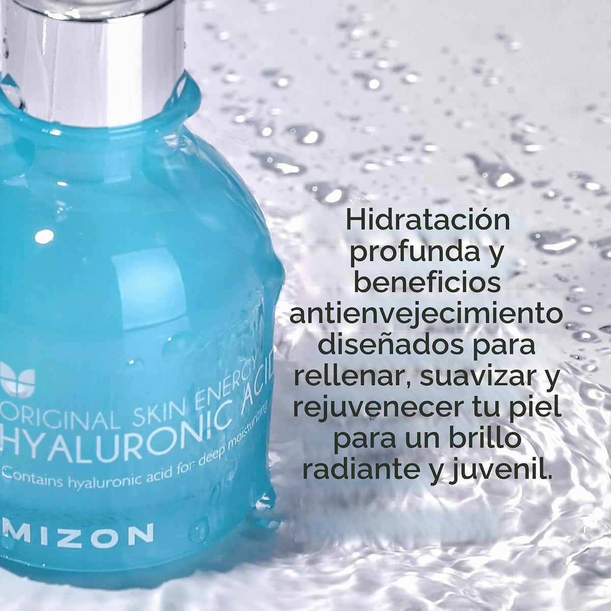 MIZON Suero potenciador de péptidos veganos 7 + ácido hialurónico 100