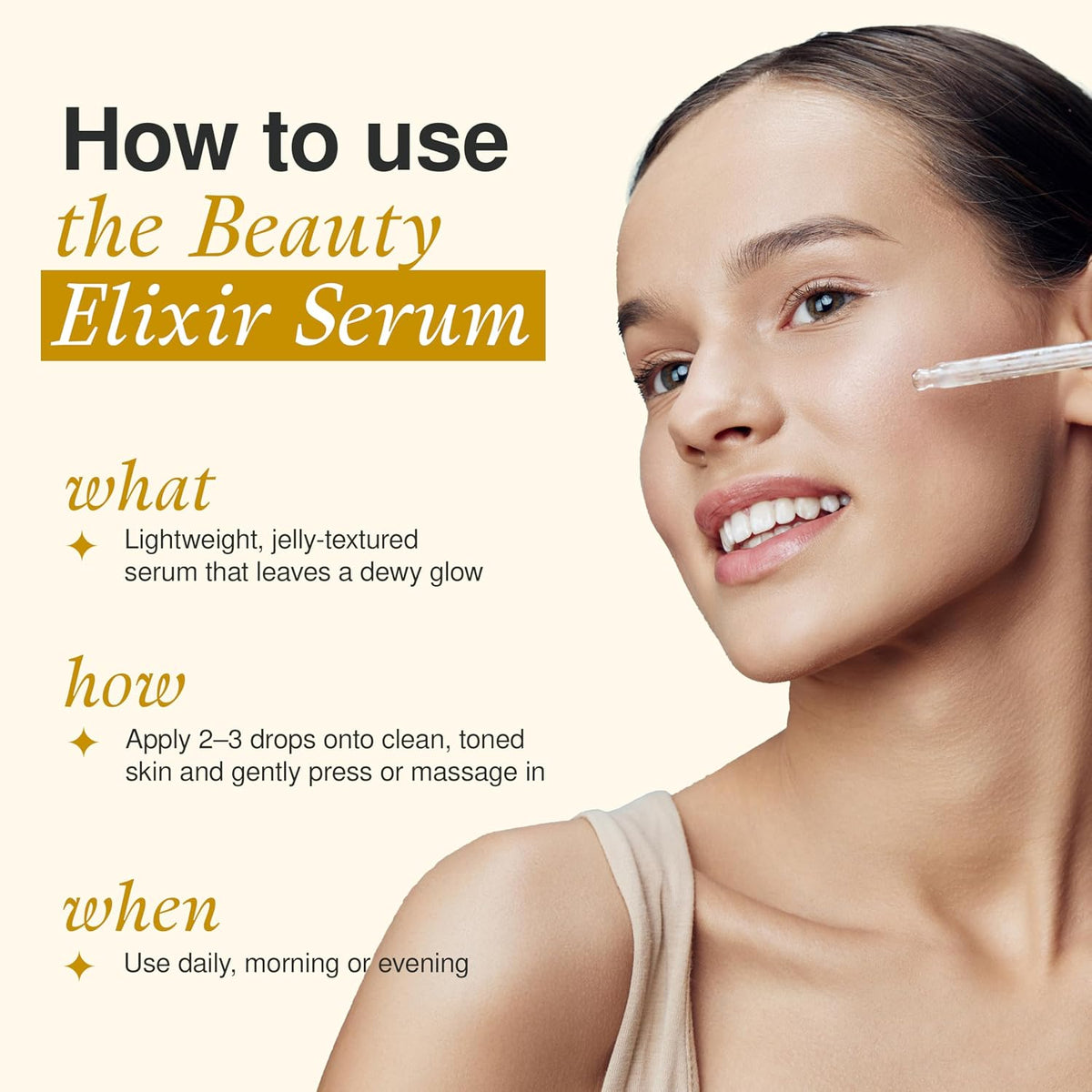 The Beauty Elixir - Suero de colágeno para cara con oro de 24 quila...