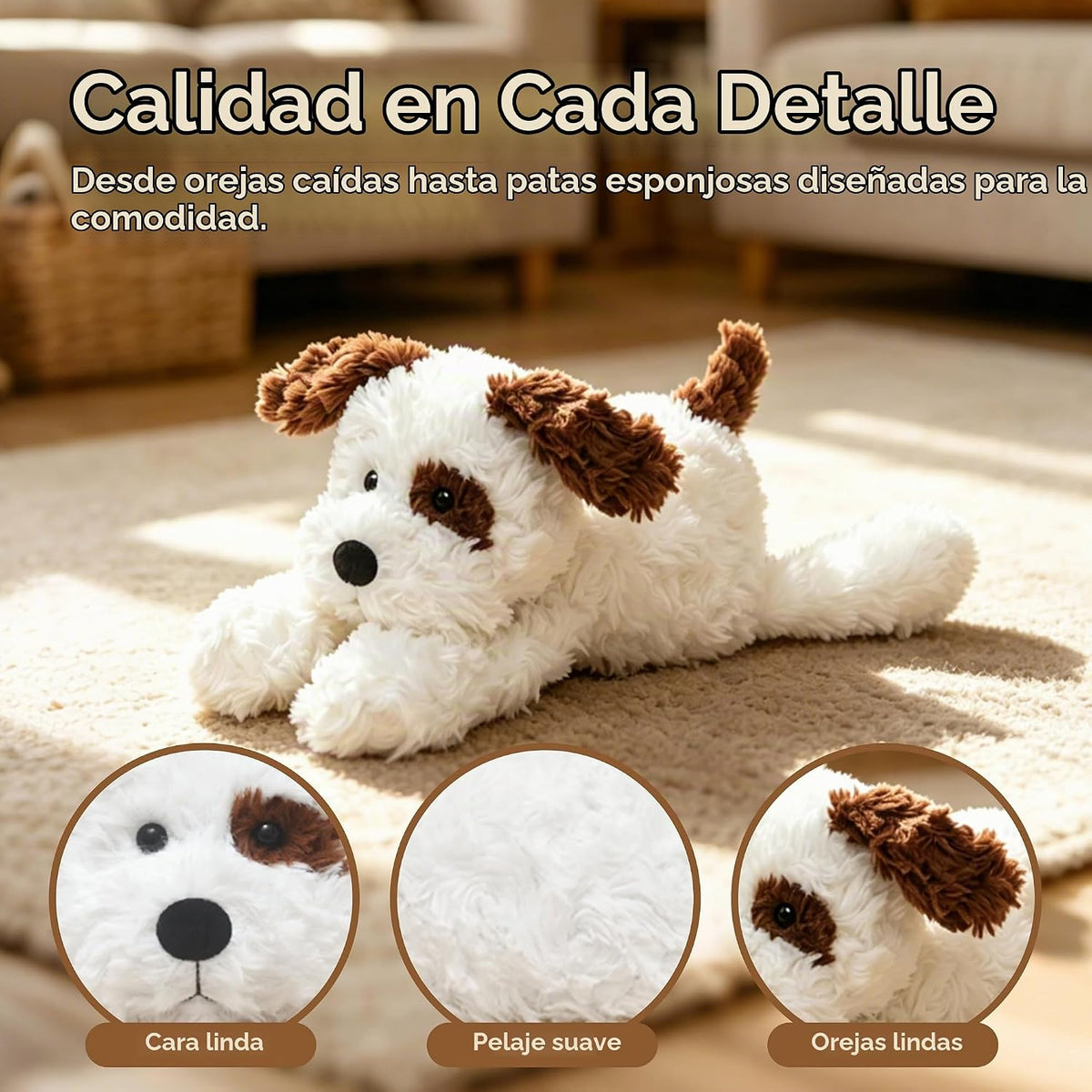 Niceween Animales de peluche para perro, Jack Russell Terrier, cach...