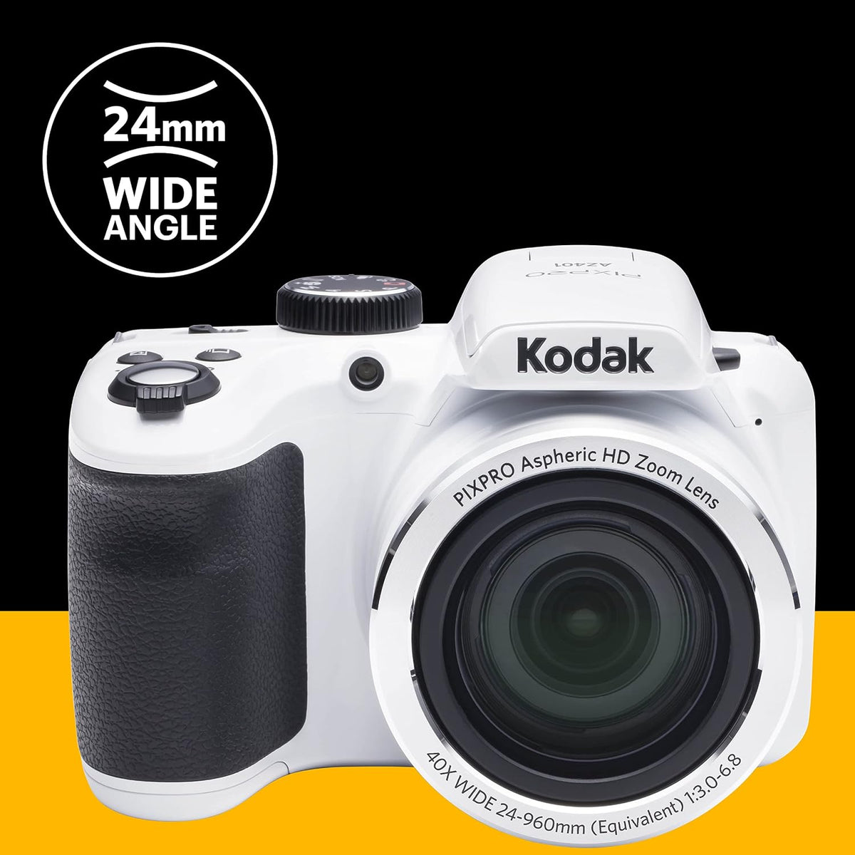 Cámara digital KODAK AZ401-WH PIXPRO 16MP, 3", blanca | Sensor CMOS...