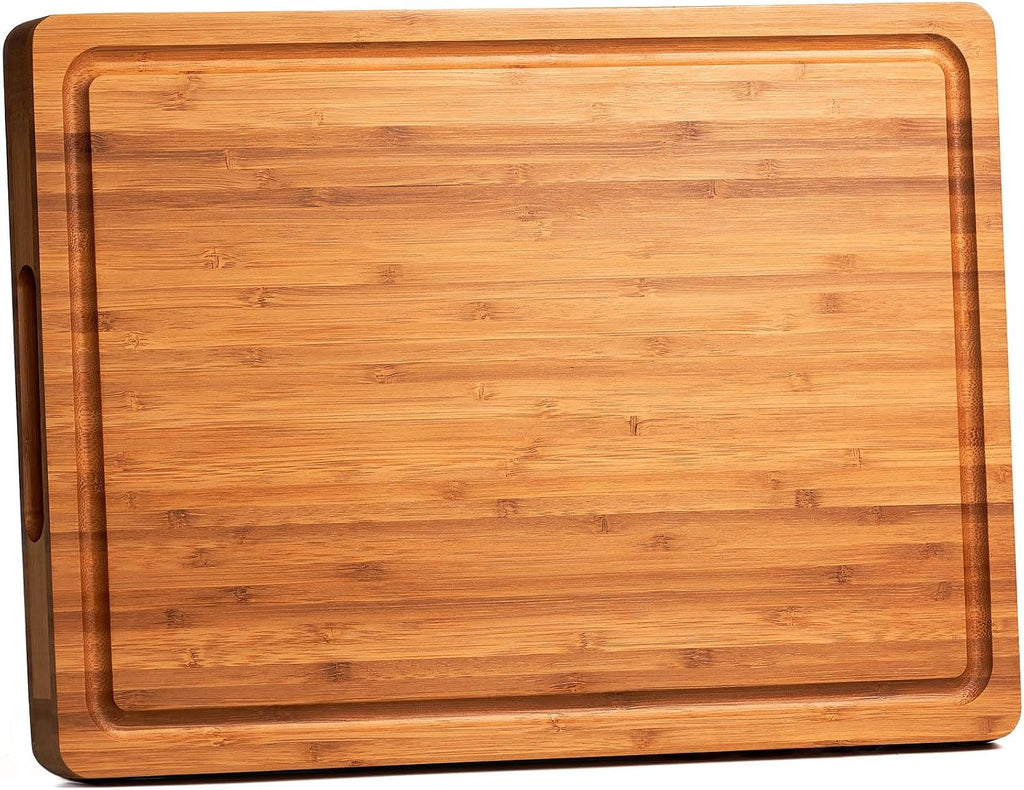 Tablas de cortar de bambú para cocina, bloque de carnicero de mader...