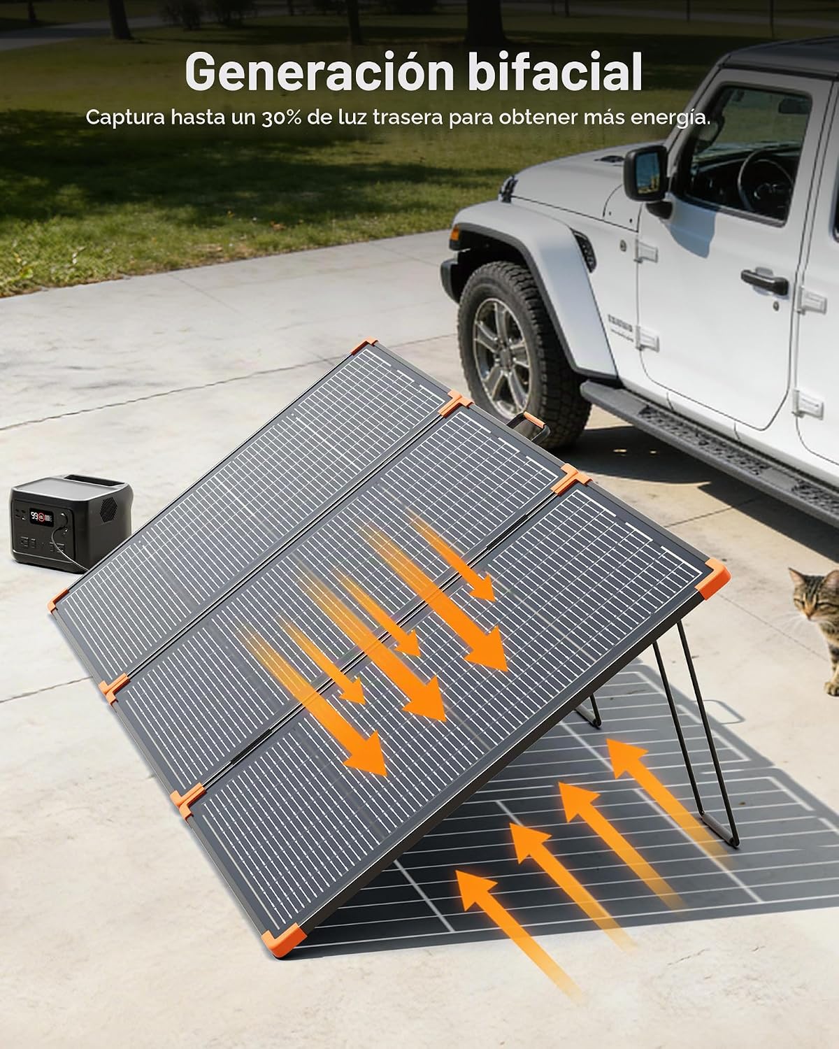 ZOUPW 230W biacial panel solar portátil N-Type 16BB para la central...