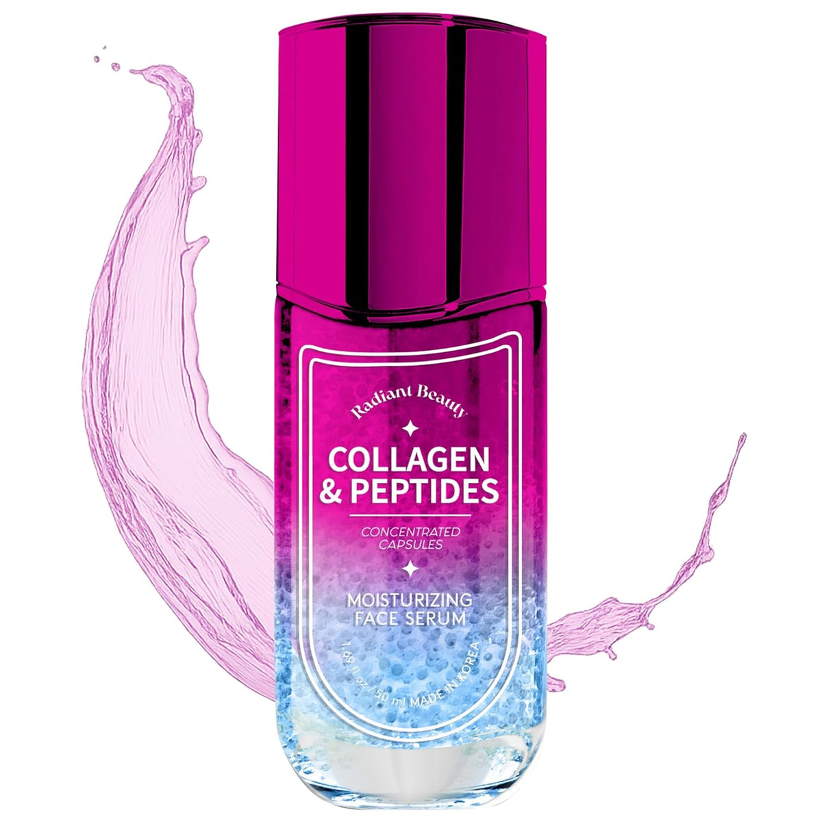 Radiant Beauty Peptides Serum para la cara con colágeno \u2013 Derm...