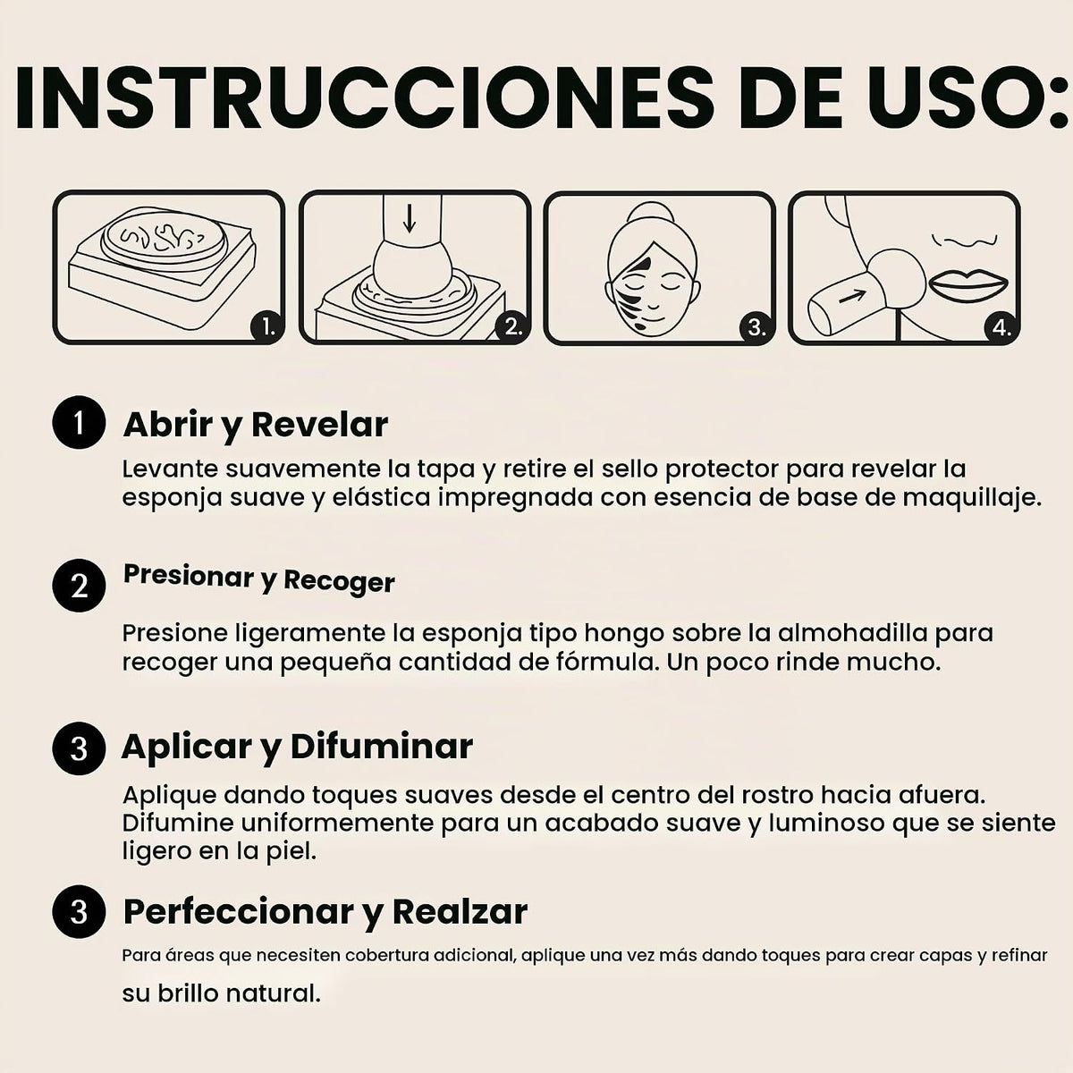 HushGlow® Base de cojín SPF 30, fórmula infundida para el cuidado d...
