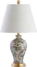 JONATHAN Y JYL3009A Grace 24" lámpara de mesa LED floral clásic...