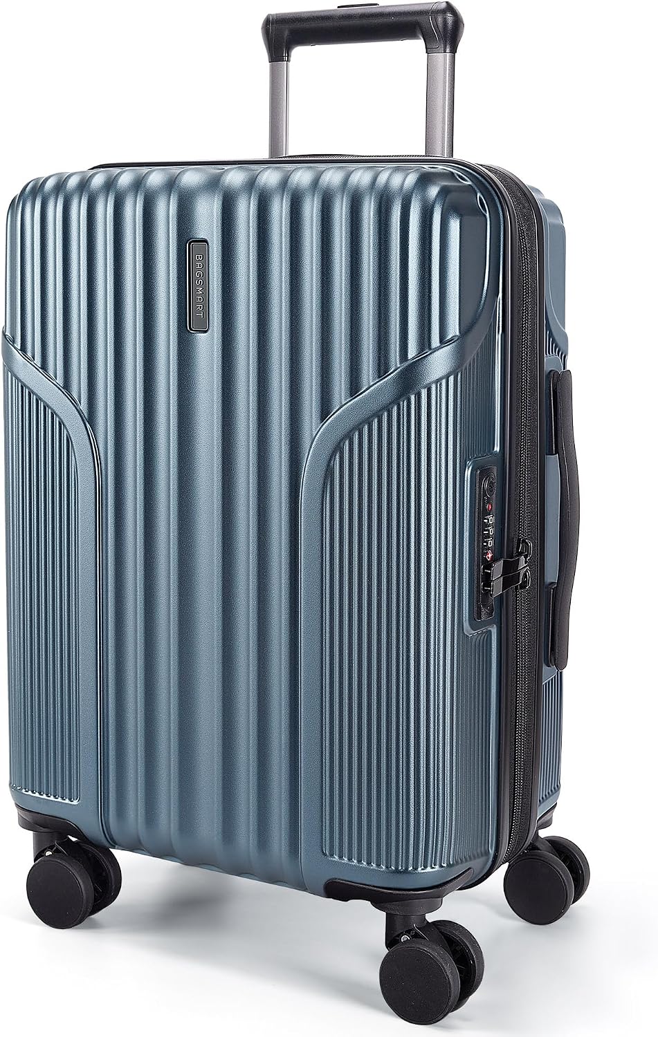 BAGSMART - Maleta de mano 22 x 14 x 9 aprobada por aerolínea, malet...