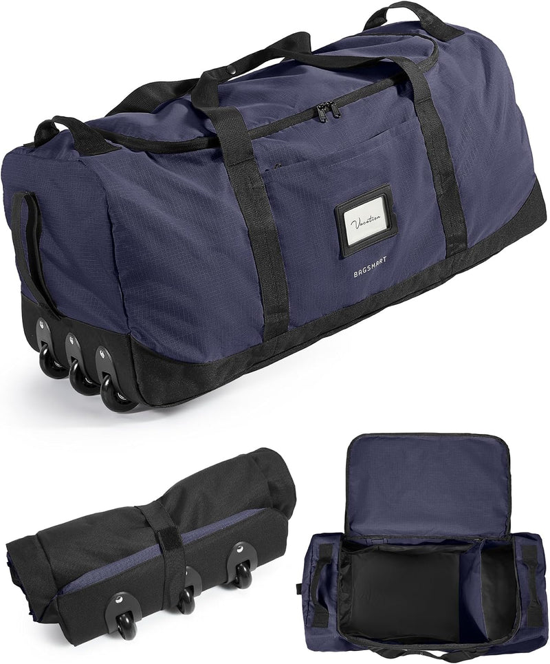 BAGSMART Bolsa de viaje plegable 83L, equipaje grande para viajes |...