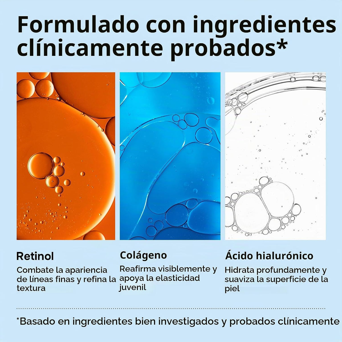 SimplyVital Crema hidratante facial con retinol, colágeno y ácido h...