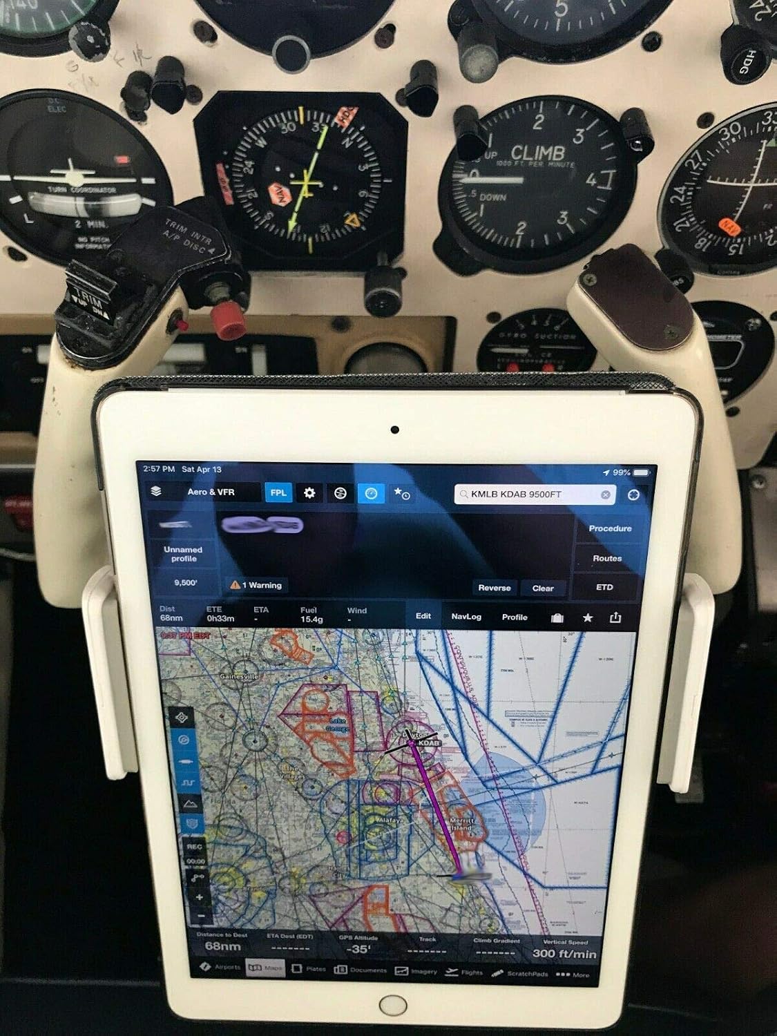 SummitLink Soporte de yugo de avión 3 en 1 compatible con iPad iPho...
