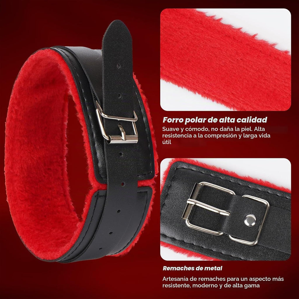 BDSM Bondage Kit de juguetes sexuales, 8 piezas, juego de bondage s...