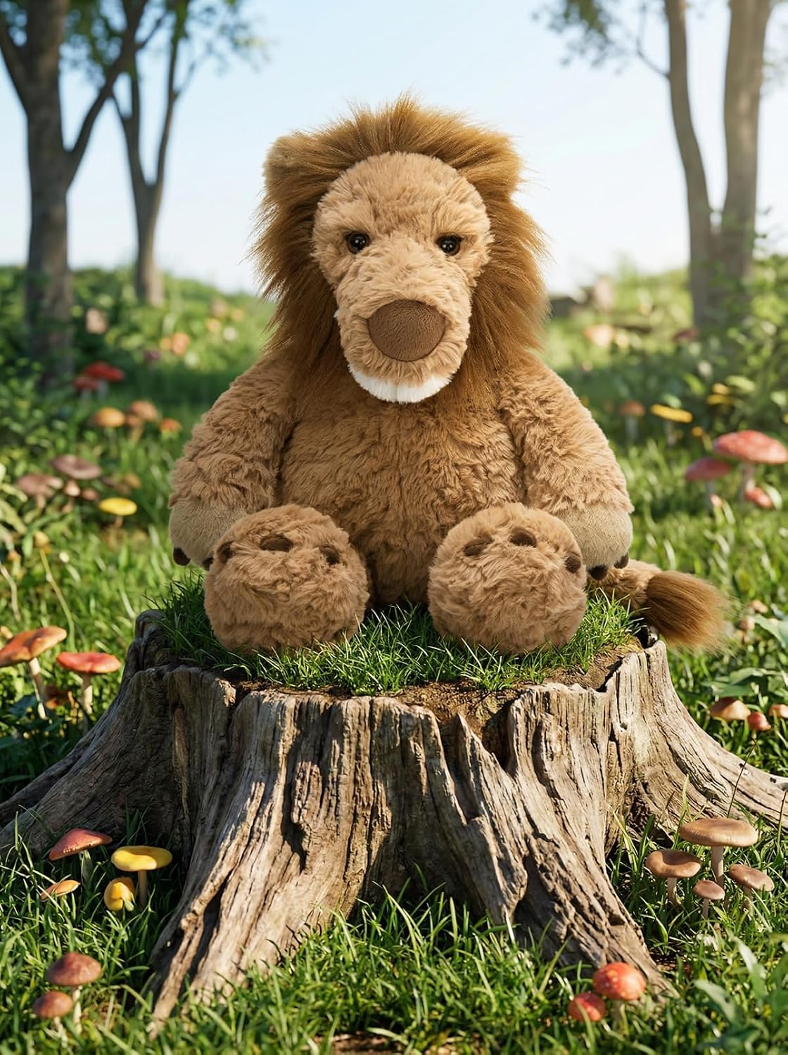 MaoGoLan Lindo León de Peluche 45 cm - León Acogedor de Peluche con...