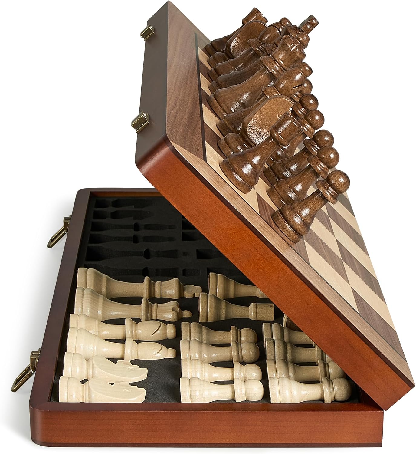 Ajedrez Magnético de Madera 17"
