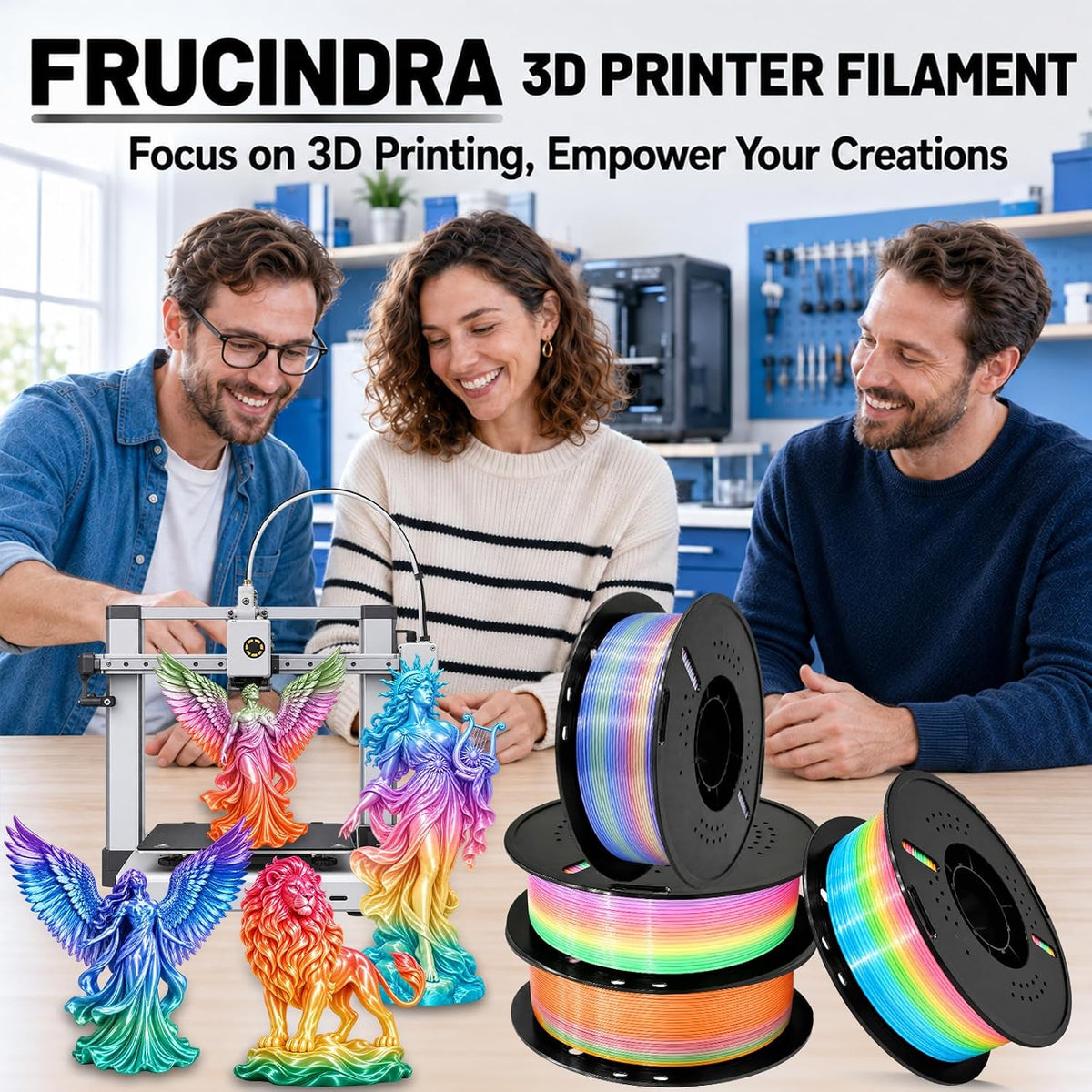 Frucindra -Filamento de impresión 3D PLA SILK-20
