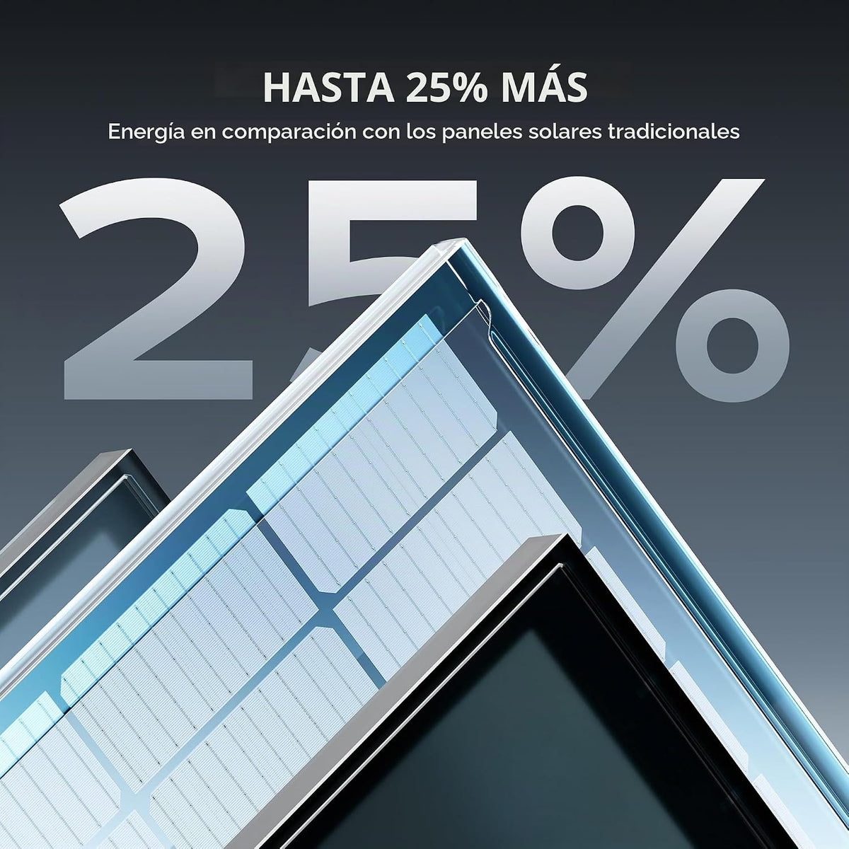 EPOCH Paneles solares biaciales de 430 W, tipo N clase A, panel sol...