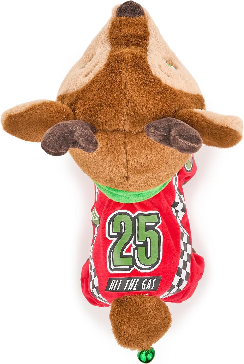 Cuddle Barn Tooty Turbo - Juguete de peluche navideño de renos pedo...