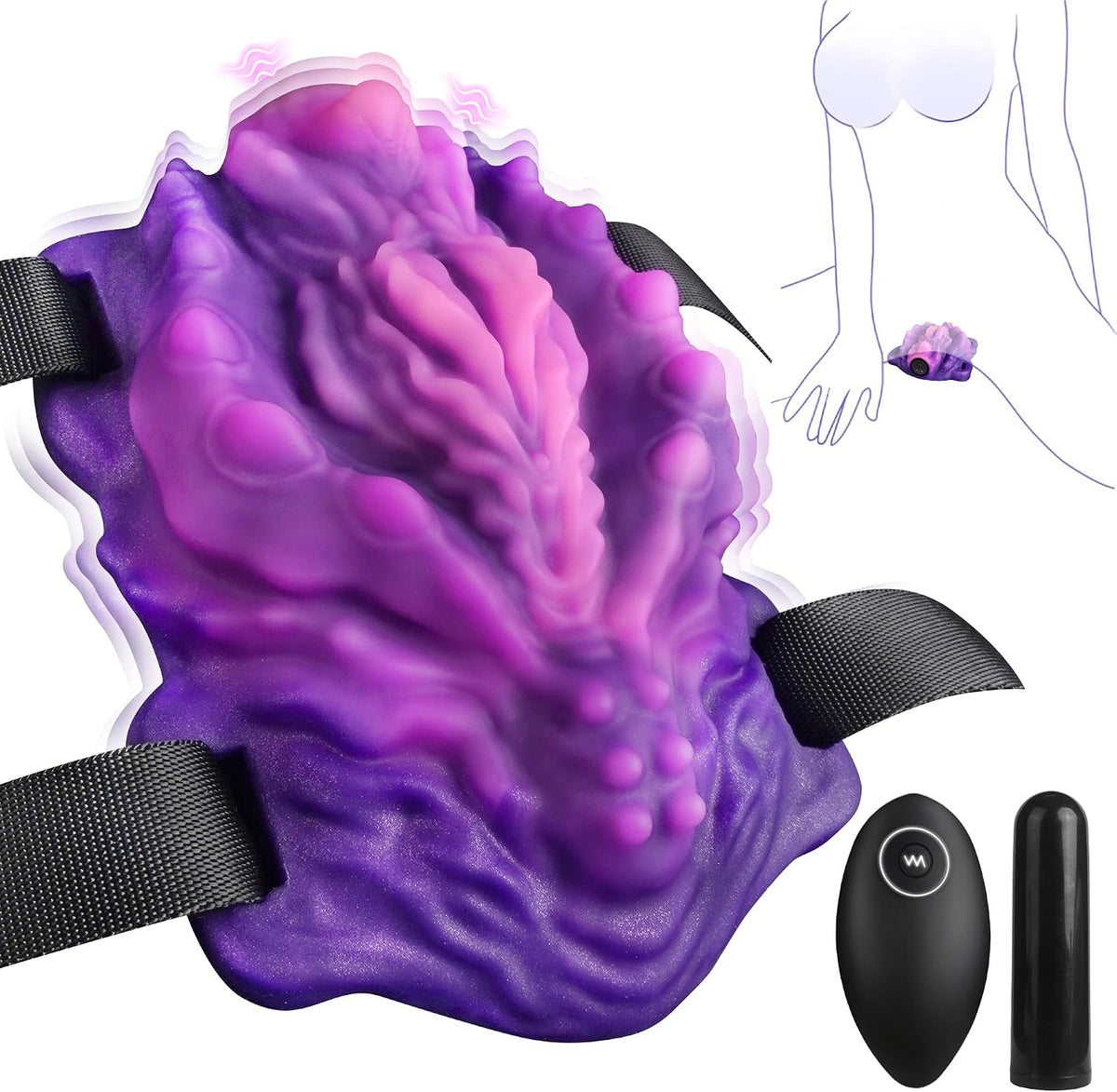 Juguete sexual con amoladora vibradora para montar, 10 modos, jugue...