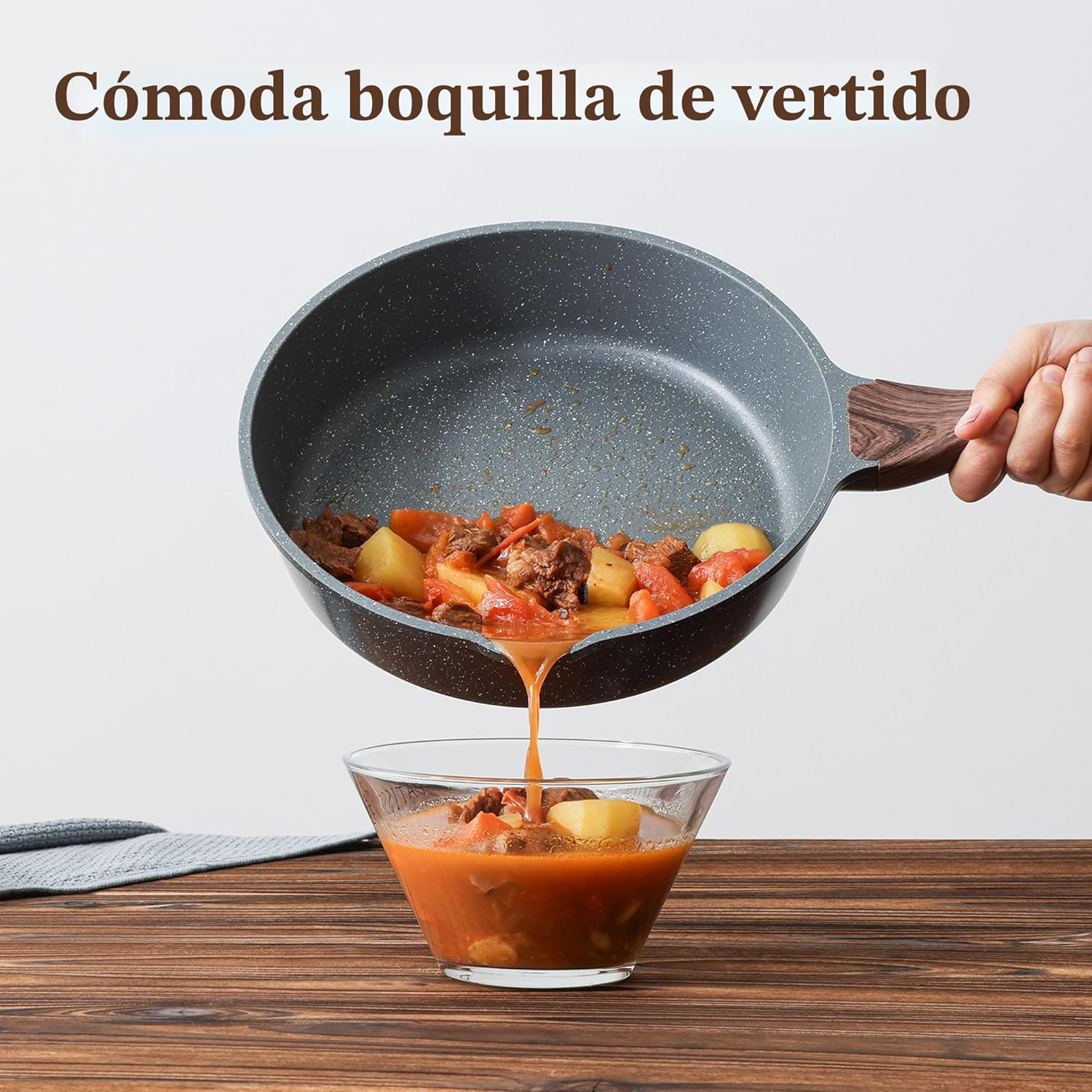 SENSARTE Juego de utensilios de cocina antiadherentes de 16 piezas,...