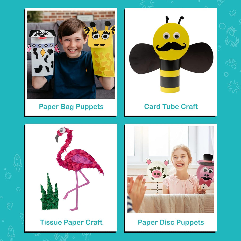Craftikit® 20 artes y manualidades de animales para niños pequeños...