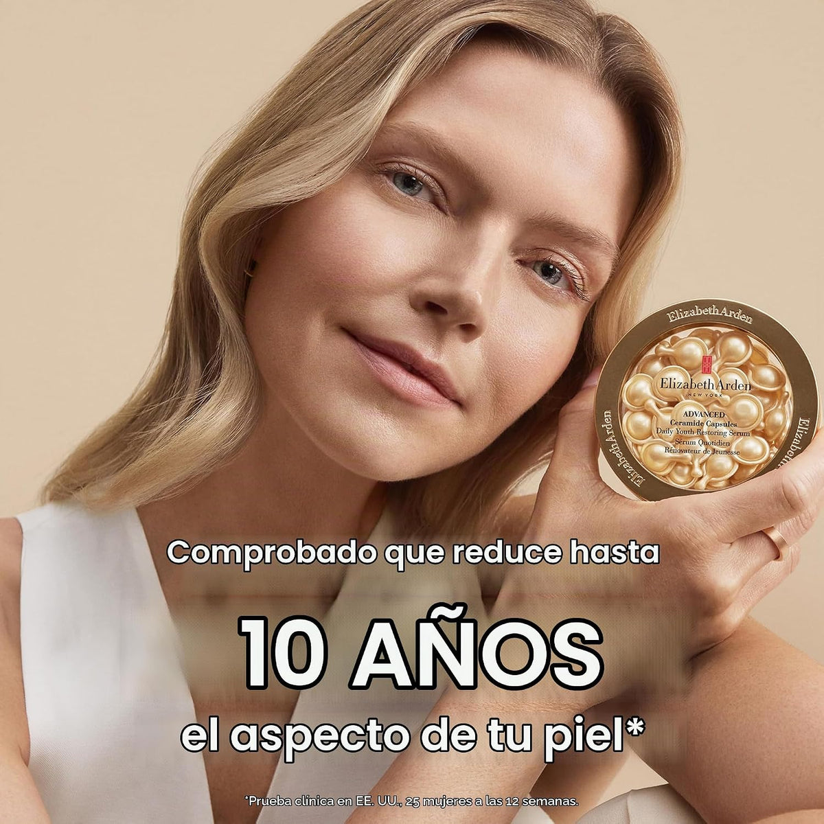 Cápsulas de suero facial de retinol + HPR de ceramidas de Elizabeth...
