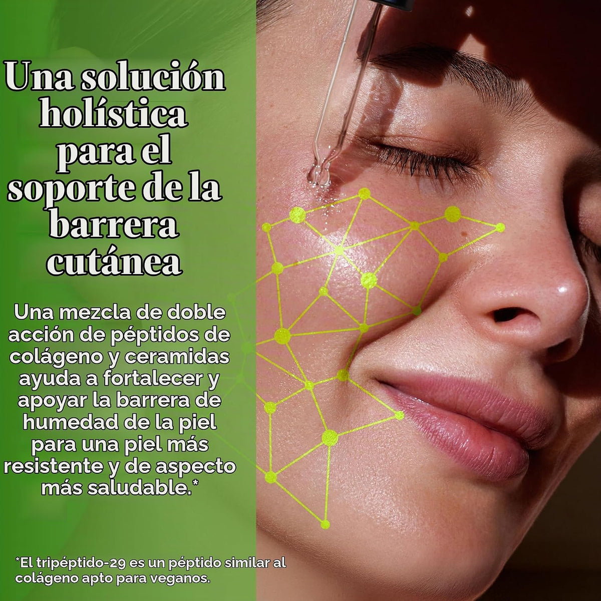 TruSkin Peptide Serum para rostro con tripéptido-29 y ceramidas, 1...