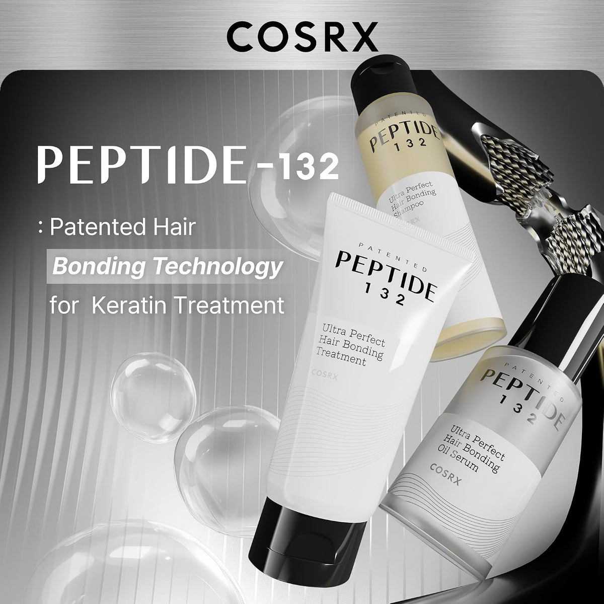 COSRX PEPTIDE 132 Champú y suero de aceite para el cabello - Champú...