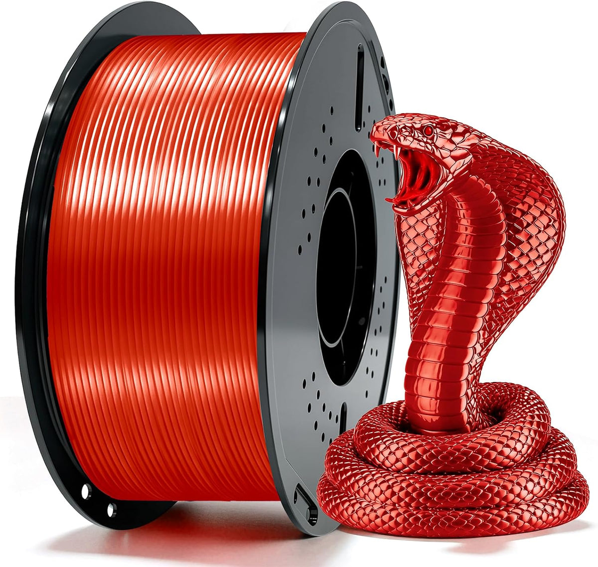 Colourbing Filamento de impresora 3D PLA+ de seda preseca de 0.069...
