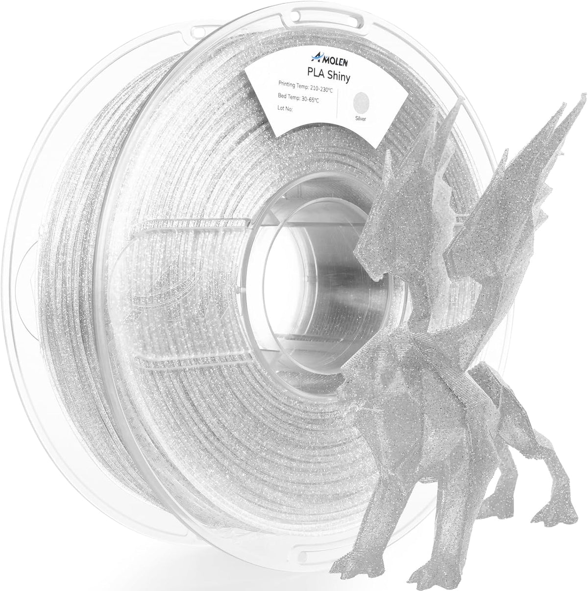 AMOLEN - Filamento brillante de purpurina PLA para impresora 3D de...